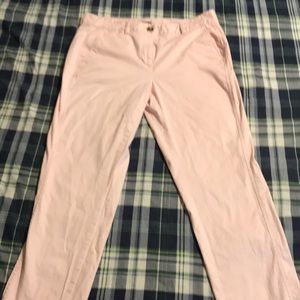 Pale pink j Jill cotton stretch chino size 12